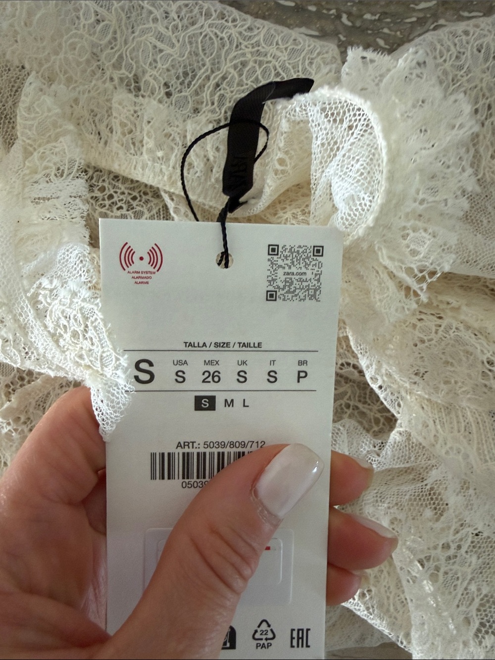 Zara - Lace Corset Jacket Top - Size S - New - Picture 2 of 3
